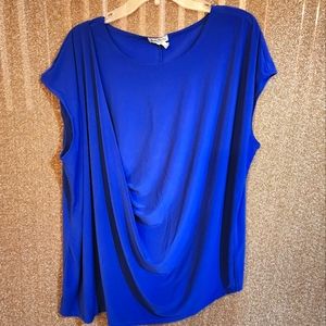 Faux Drap top